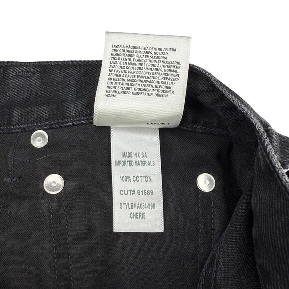 NWT AGOLDE Cherie High Rise Straight Size 29 Distortion - Picture 6 of 8